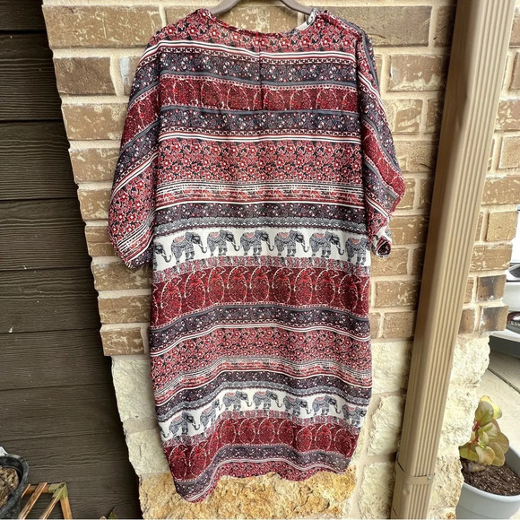 Live 4 Truth sheer kimono cardigan, size Large - Picture 2 of 5